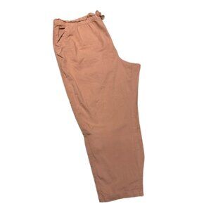 Sonoma Dusty Rose Drawstring Pants 2X | Casual Tapered Jogger Style